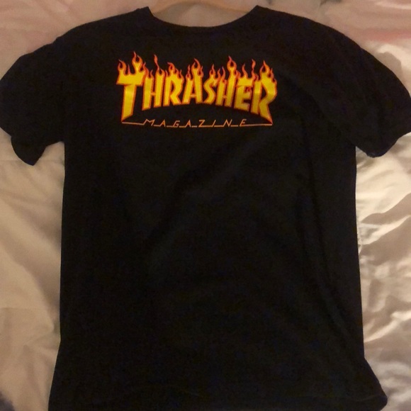 Thrasher Tops - THRASHER FLAME LOGO T-SHIRT
